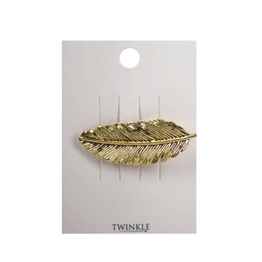 TWINKLE Заколка для волос Golden Leaf – фото 2
