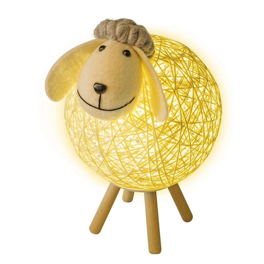 JAZZWAY Настольная лампа, СВЕТИЛЬНИК ОВЕЧКА LAMB-USB – фото 1