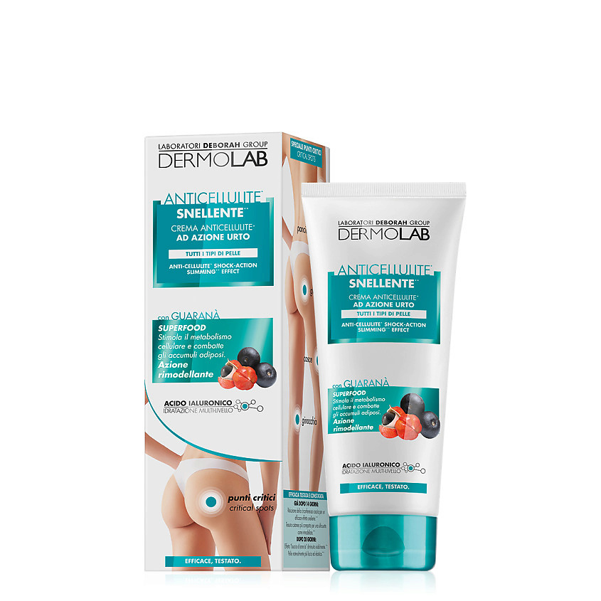 DERMOLAB Крем для тела антицеллюлитный разогревающий Anti-Cellulite Shock-Action Slimming Effect – фото 1