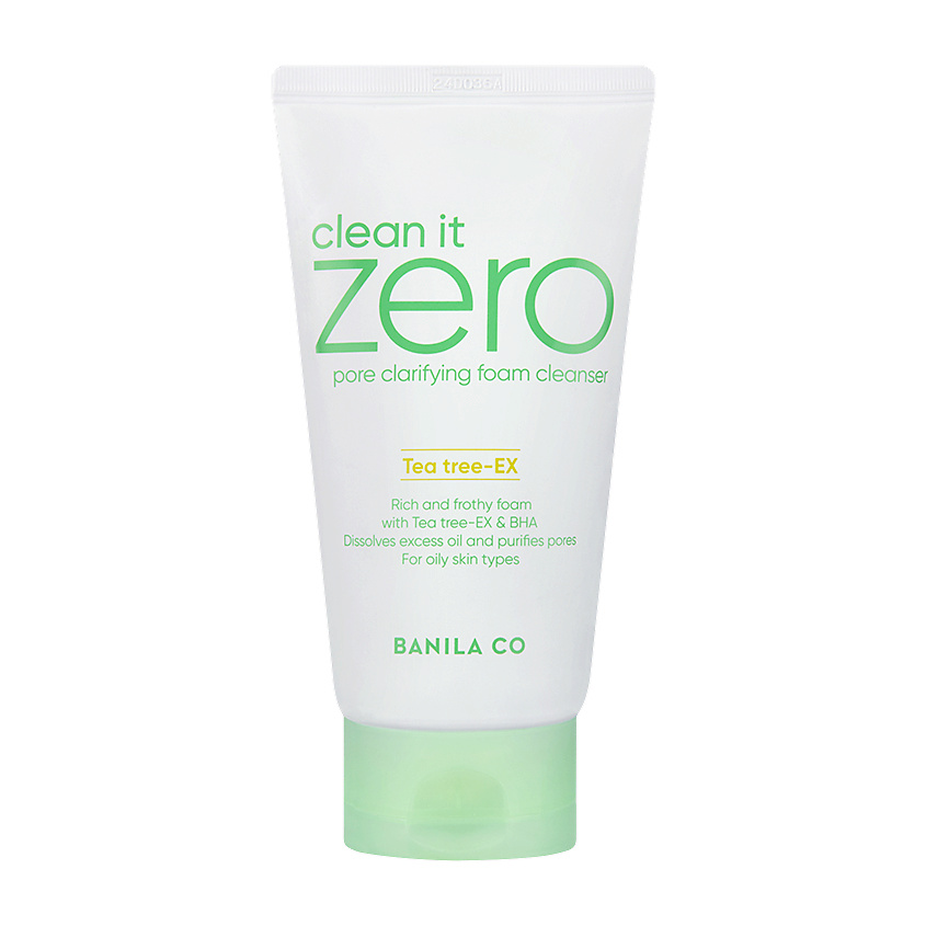 BANILA CO Пенка для лица очищающая поры Clean It Zero Pore Clarifying Foam Cleanser Tea tree - Ex – фото 1