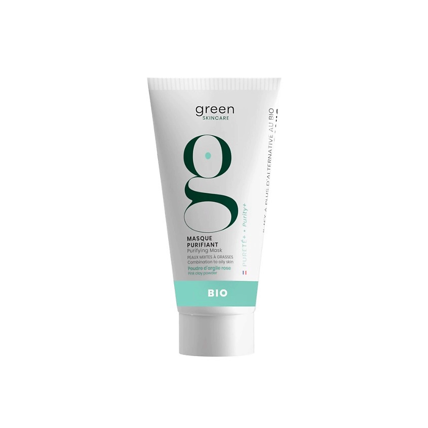 GREEN SKINCARE Очищающая маска с каолином и розовой глиной Purity+ – фото 1