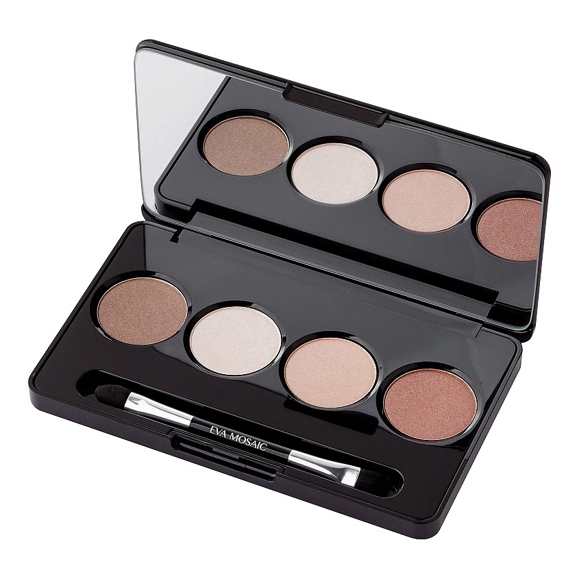 EVA MOSAIC Тени для век 4-цветные Eye Shadow Palette, № 04, 6,5 г – фото 1