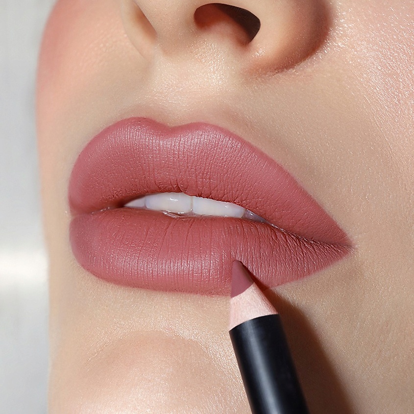 LUXVISAGE Карандаш для губ SOFT MATTE, тон 605 Lilac Pink – фото 4
