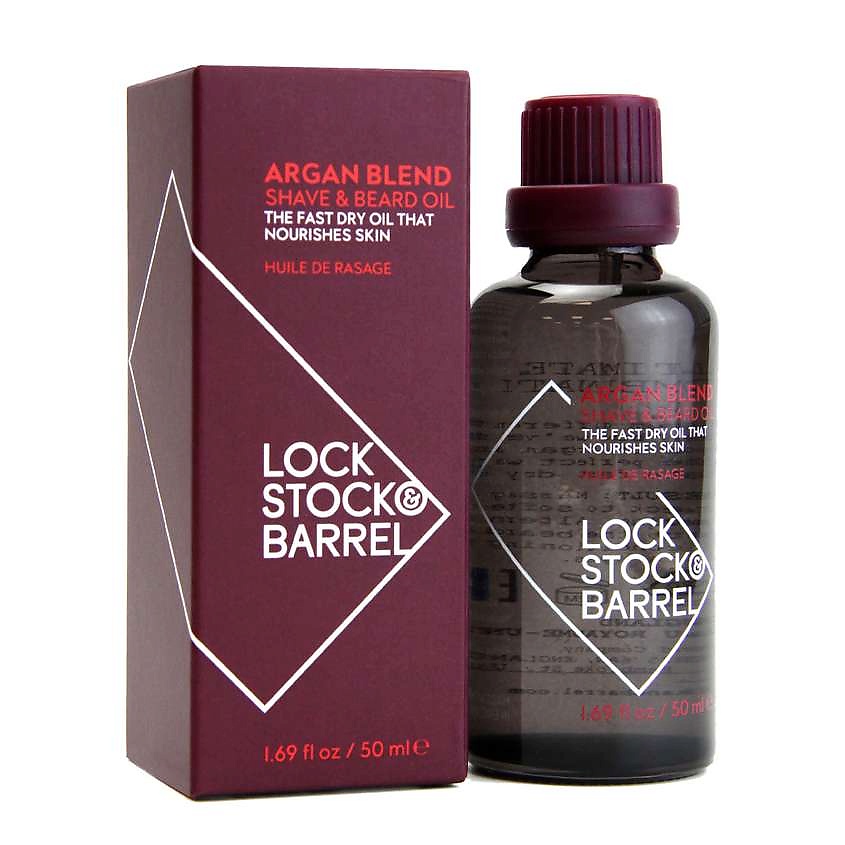 LOCK STOCK & BARREL Аргановое масло для бритья и ухода за бородой Argan Blend Shave Oil – фото 3