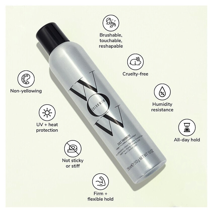 COLOR WOW Спрей для укладки волос Cult Favorite Firm + Flexible Hairspray – фото 4