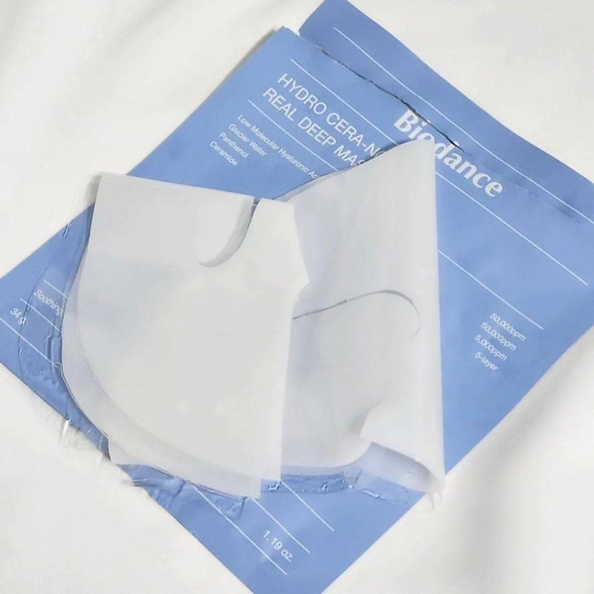 BIODANCE Hydro Cera-Nol Real Deep Mask Ночная гидрогелевая маска с церамидами против сухости – фото 3
