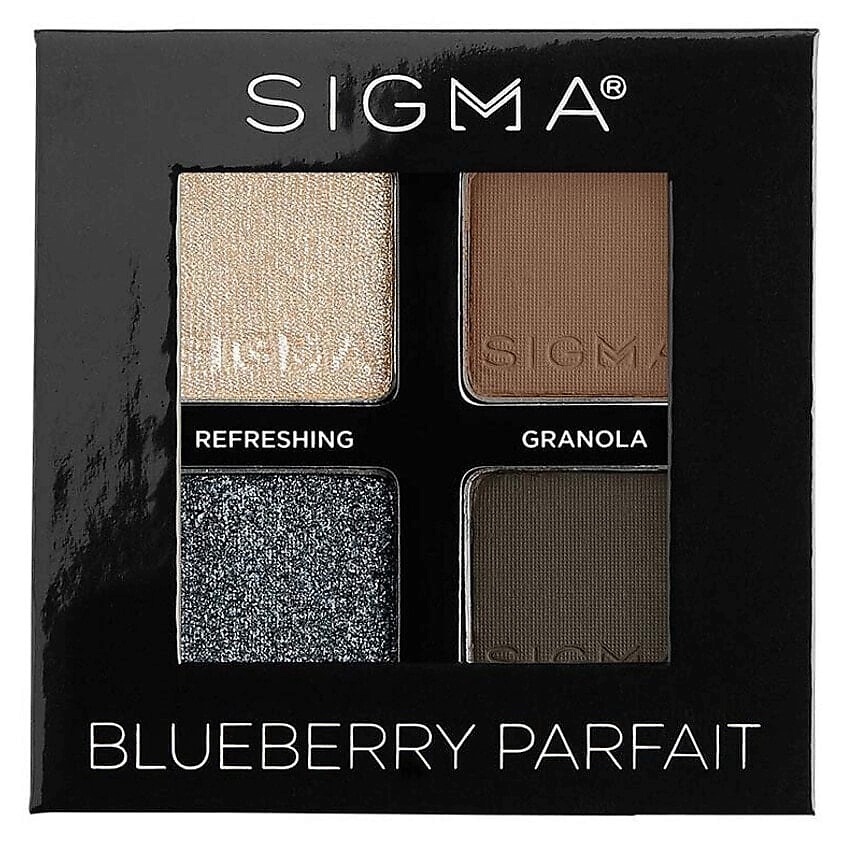 SIGMA BEAUTY Тени для век Eyeshadow Quad, Blueberry Parfait – фото 2