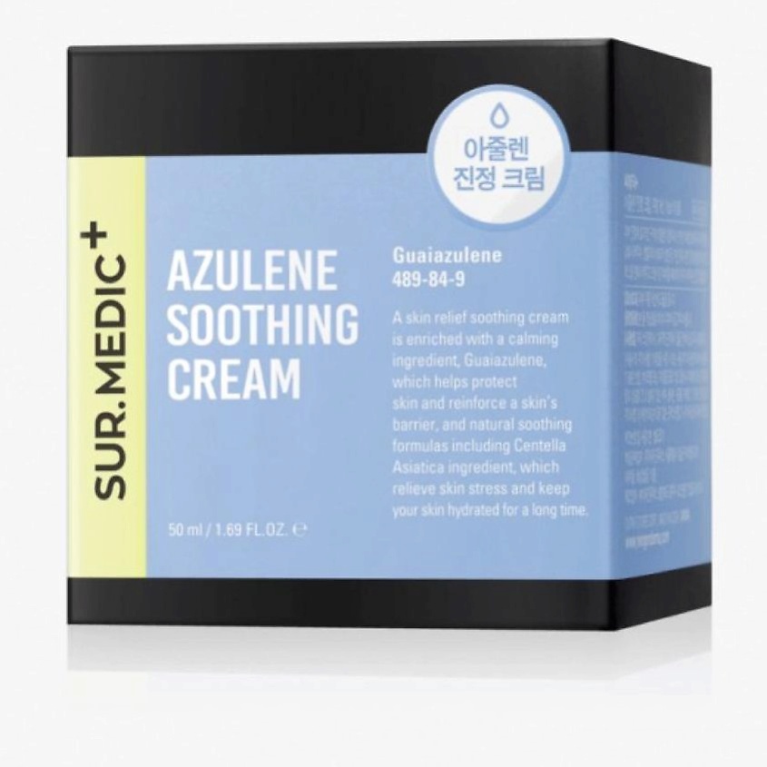 NEOGENLAB SUR.MEDIC+ Azulene Soothing Cream Успокаивающий крем с азуленом – фото 3