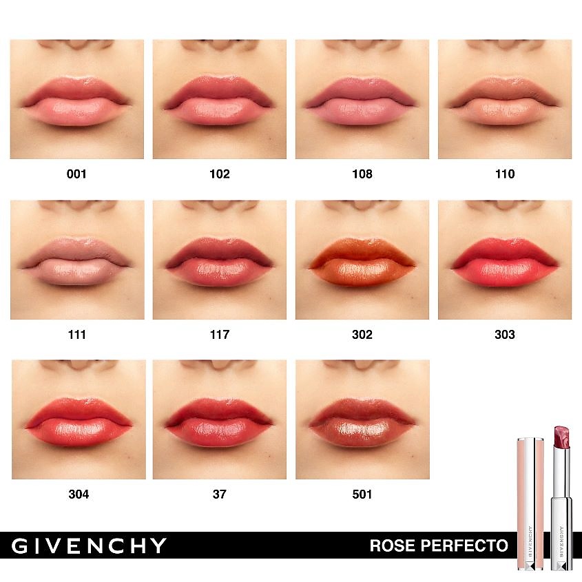 GIVENCHY Бальзам для губ Rose Perfecto – фото 4
