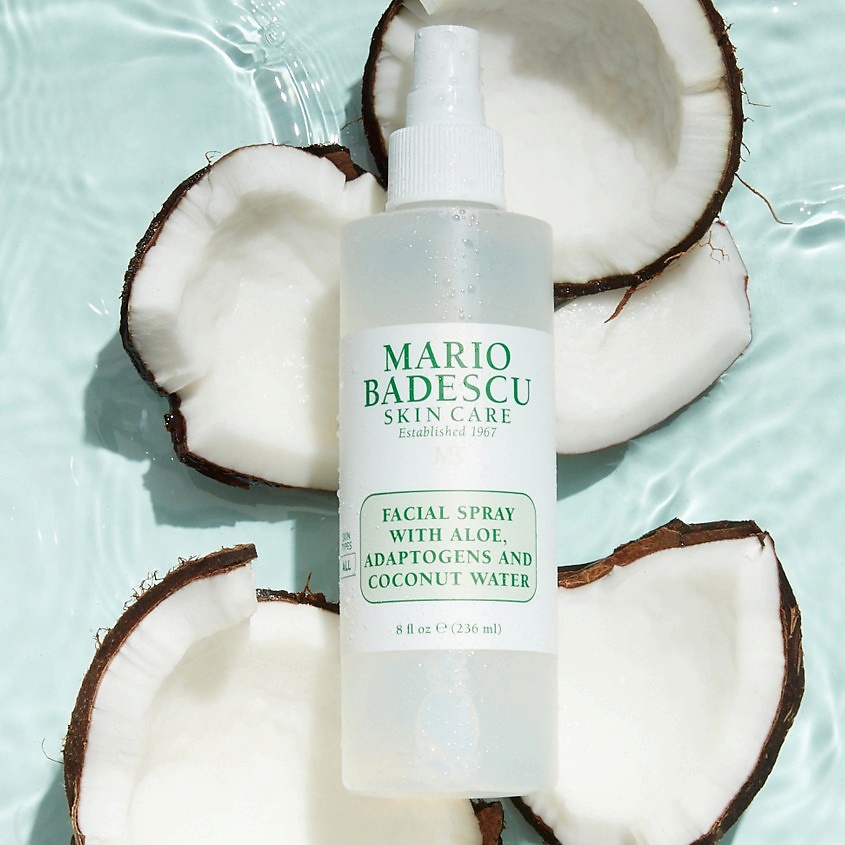 MARIO BADESCU Спрей для лица с экстрактом алоэ и кокосовой водой Facial Spray With Aloe Adaptogens And Coconut Water – фото 2