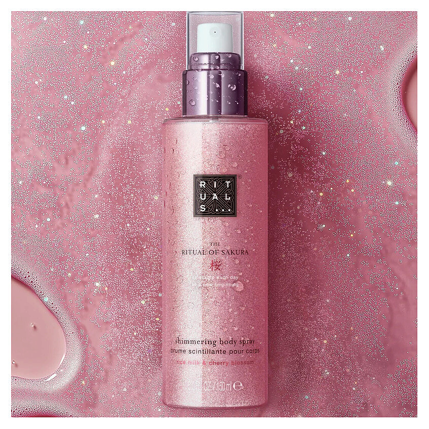 RITUALS... Мерцающий спрей для тела The Ritual of Sakura Shimmering Body Spray – фото 4