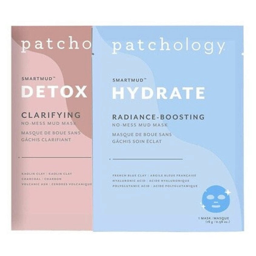 PATCHOLOGY Маски для лица Smart Mud Duo Detox + Hydrate – фото 2