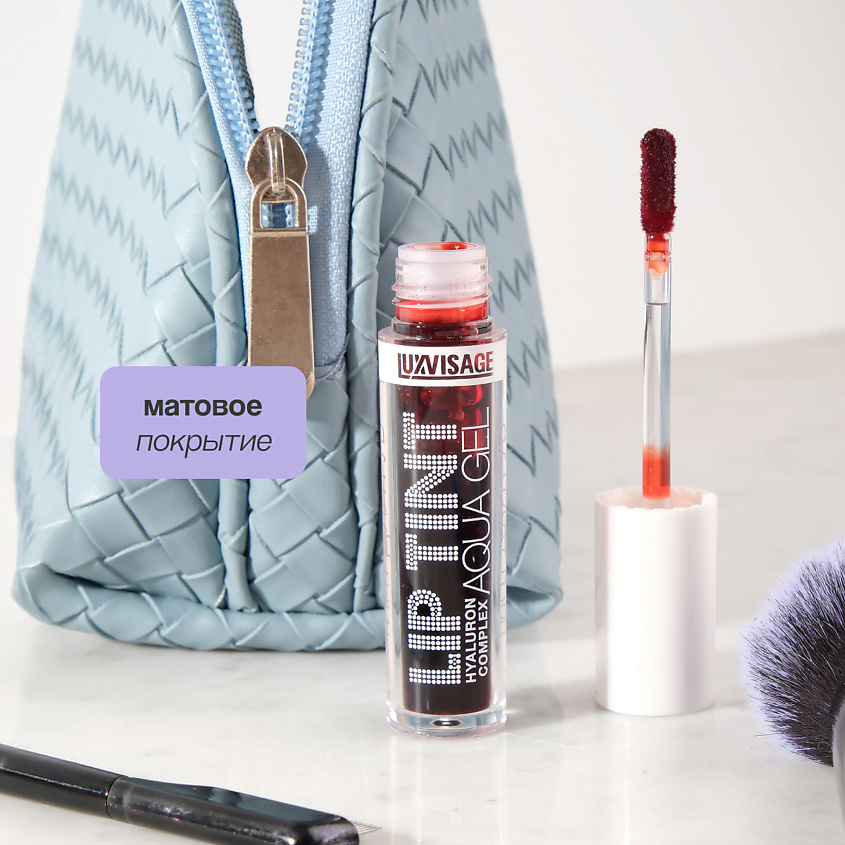 LUXVISAGE Тинт для губ LIP TINT AQUA GEL HYALURON COMPLEX – фото 4