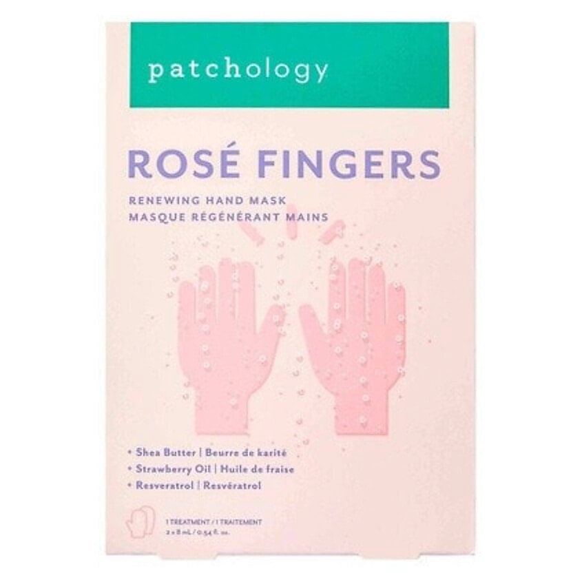 PATCHOLOGY Восстанавливающая маска для рук Rosé Fingers – фото 3