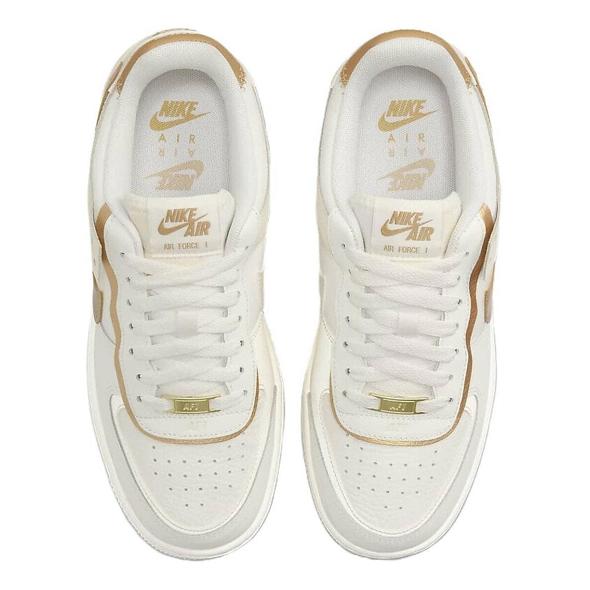 NIKE Кроссовки Air Force 1 Shadow Sail Metallic Gold – фото 9