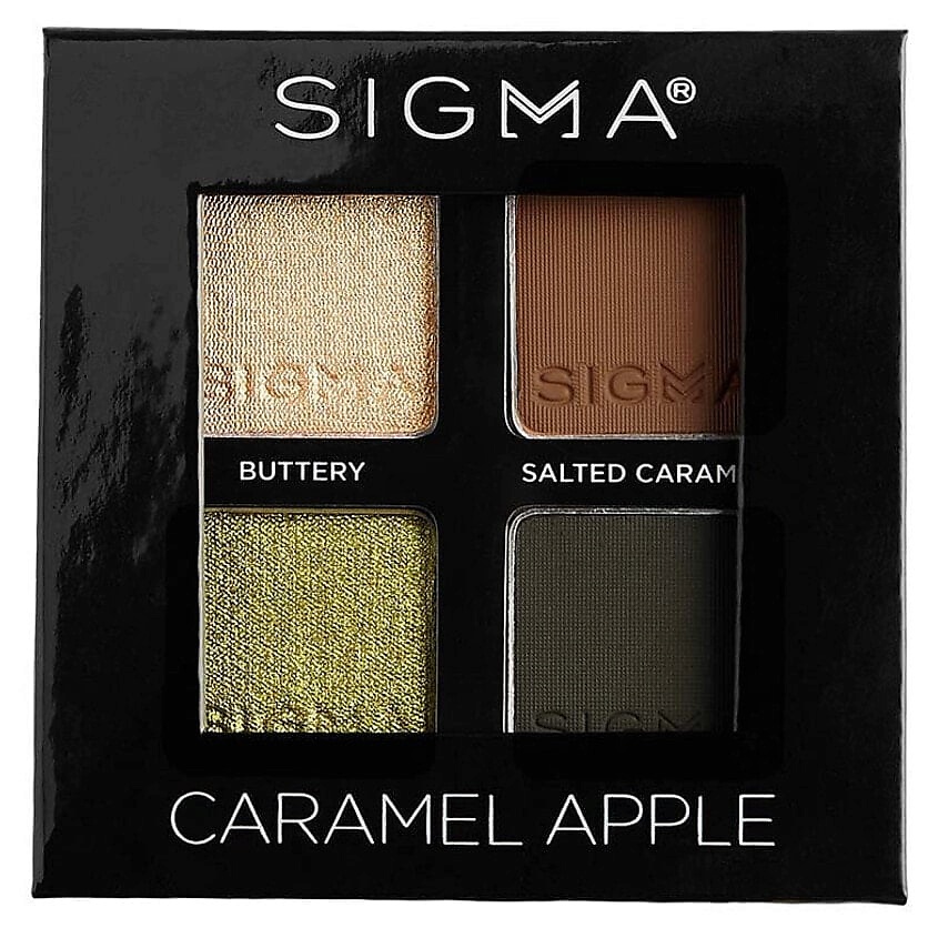SIGMA BEAUTY Тени для век Eyeshadow Quad, Caramel Apple – фото 2