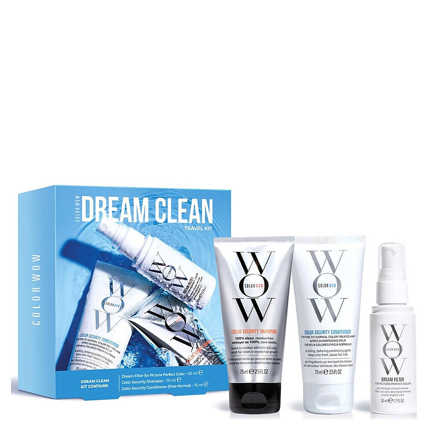 COLOR WOW Набор для ухода за волосами Dream Clean Travel Kit – фото 4