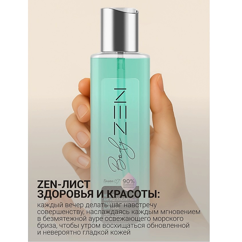 БЕЛИТА-М Талассо-концентрат для тела антицеллюлитный ночной BodyZEN – фото 3