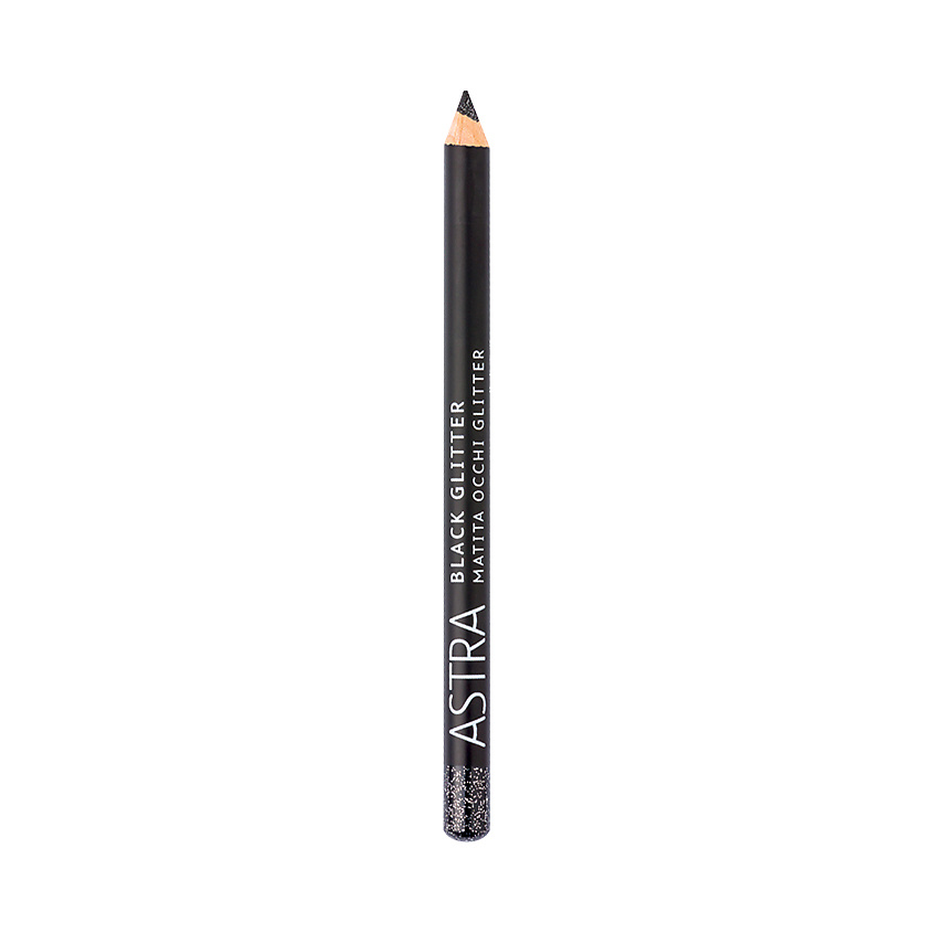 ASTRA Карандаш для глаз Black glitter контурный – фото 1