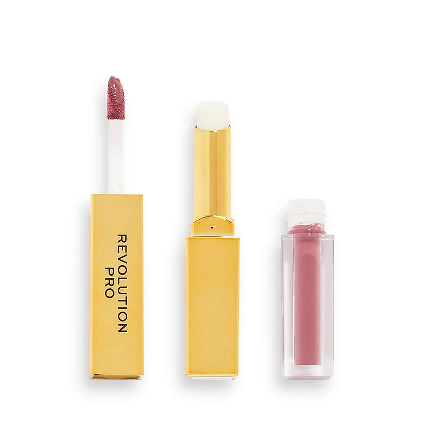 REVOLUTION PRO Жидкая помада и бальзам для губ 2 в 1 2 В 1 SUPREME STAY 24H LIP DUO – фото 1