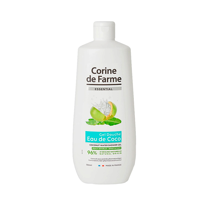 CORINE DE FARME Гель для душа Кокосовая вода Coconut Water Shower Gel – фото 2