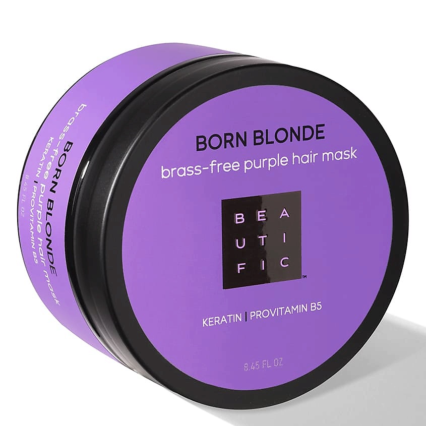BEAUTIFIC Маска для волос фиолетовая без латуни Born Blonde – фото 1