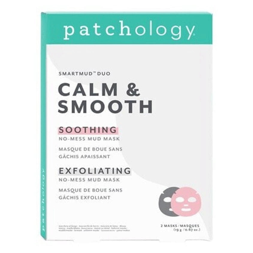 PATCHOLOGY Маски для лица Smart Mud Duo Smooth + Calm – фото 1