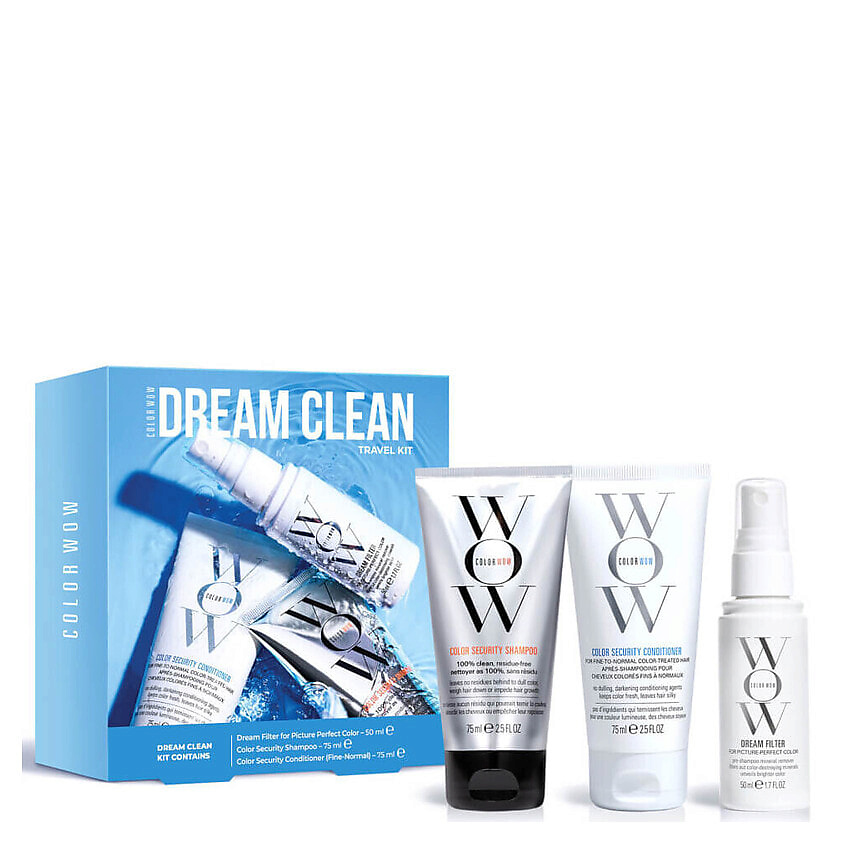 COLOR WOW Набор для ухода за волосами Dream Clean Travel Kit – фото 1