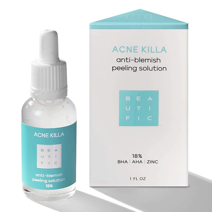 BEAUTIFIC Пилинг для лица для лечения акне для жирной и комбинированной кожи Acne Killa – фото 1
