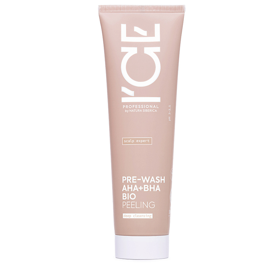 ICE BY NATURA SIBERICA Мультикислотный пилинг глубокого очищения кожи головы Pre - Wash Aha + Bha Bio Peeling – фото 1