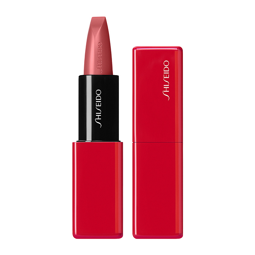 SHISEIDO Помада для губ Technosatin Gel, № 408, Voltage Rose, 3,3 г – фото 1