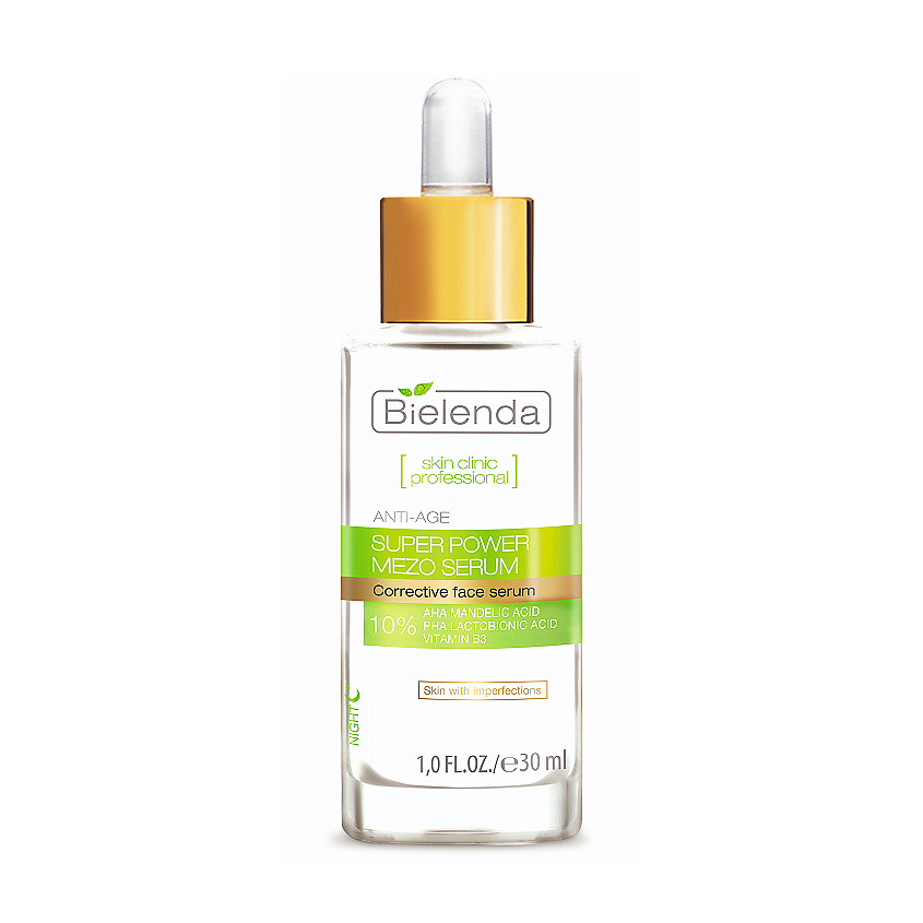 BIELENDA Сыворотка для лица SKIN CLINIC PROFESSIONAL миндальная и лактобионовая кислота – фото 1