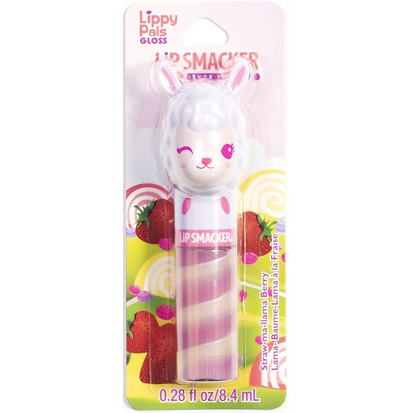 LIP SMACKER Блеск для губ Лама с ароматом клубника – фото 1