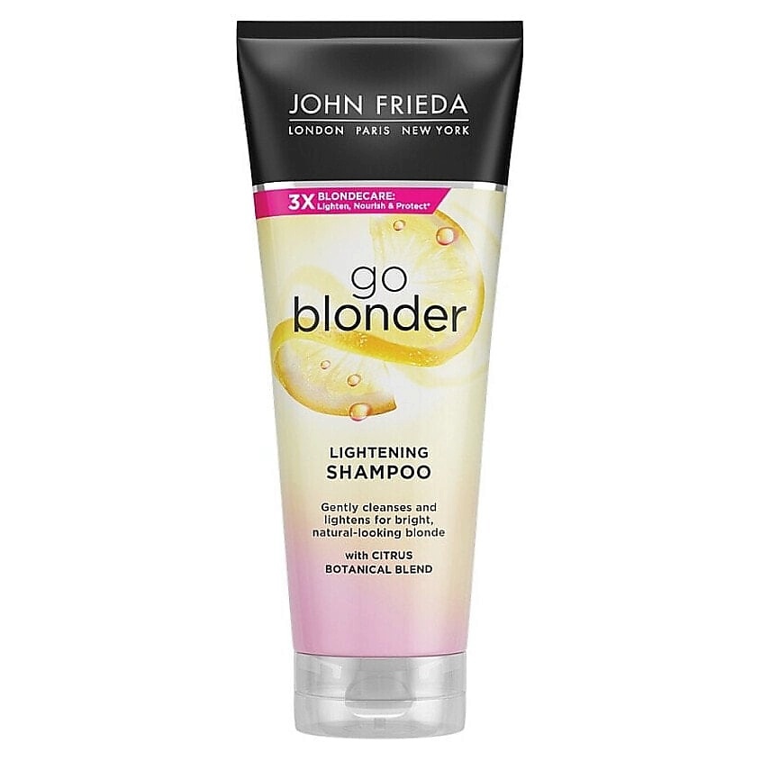 JOHN FRIEDA Осветляющий шампунь Sheer Blonde Go Blonder Shampoo, 75 мл – фото 1