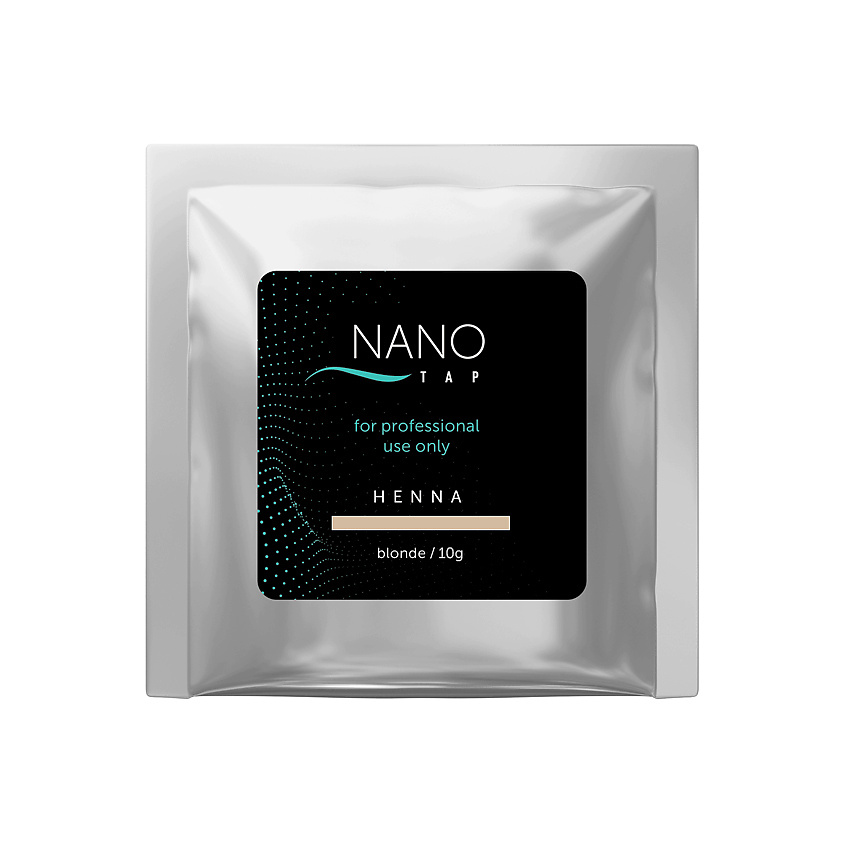 NANO TAP Хна для бровей в саше, blonde (русый) 10 г – фото 2