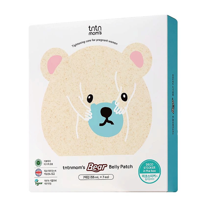 TNTNMOM'S Маска для живота для женщин во время беременности и после родов Bear Belly Patch – фото 1