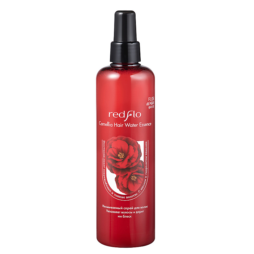 FLOR DE MAN Несмываемая эссенция&nbsp;для&nbsp;волос&nbsp;Redflo&nbsp;Camellia&nbsp;Hair&nbsp;Water&nbsp;Essence – фото 1