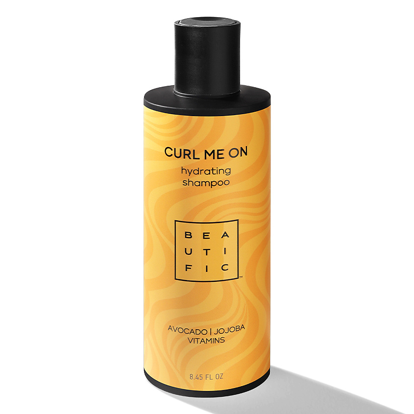 BEAUTIFIC Увлажняющий шампунь для кудрявых и волнистых волос Curl Me On, 250 мл – фото 1