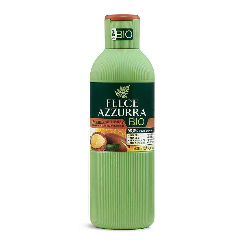 FELCE AZZURRA Био Гель для душа Мед и Аргановое масло Bio Argan and Honey – фото 2