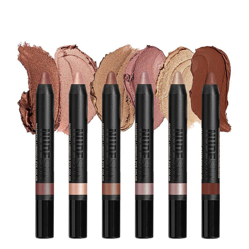 NUDESTIX Набор для макияжа глаз Nude Beach 6-Piece Eye Pencil Palette – фото 1