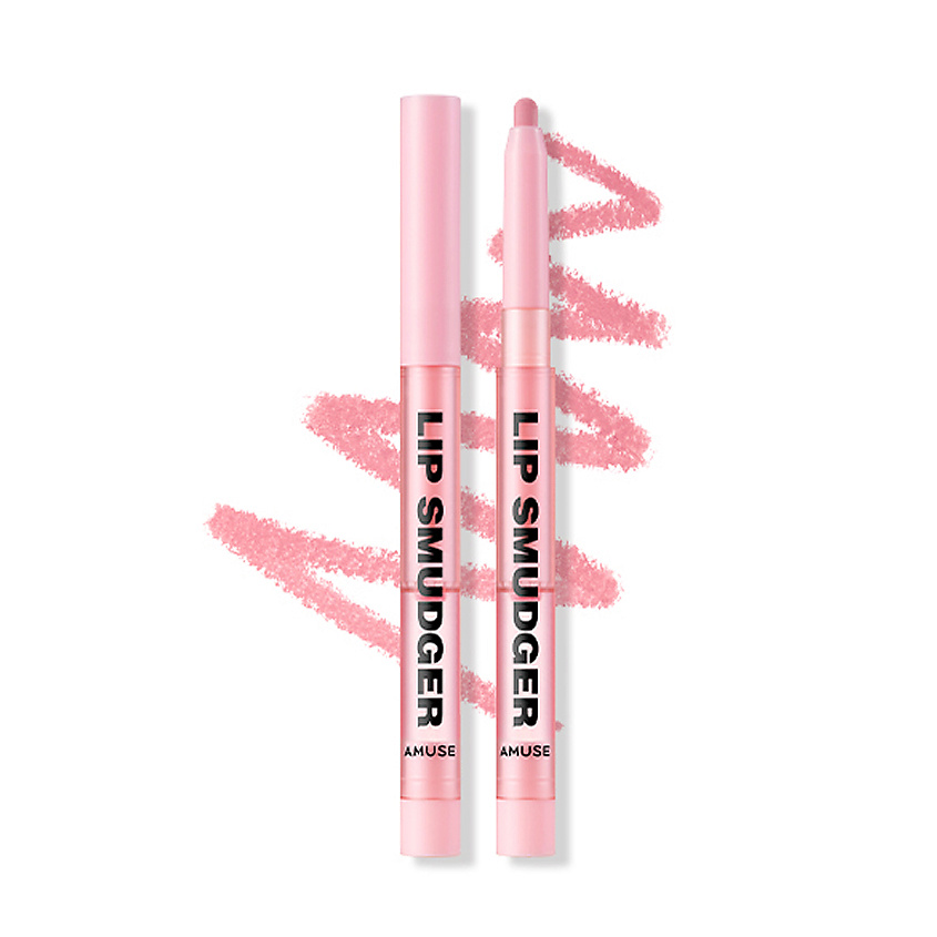 AMUSE Карандаш для губ бархатный Lip Pencil Smudger, № 01 Boksoonga, 0,5 г – фото 3