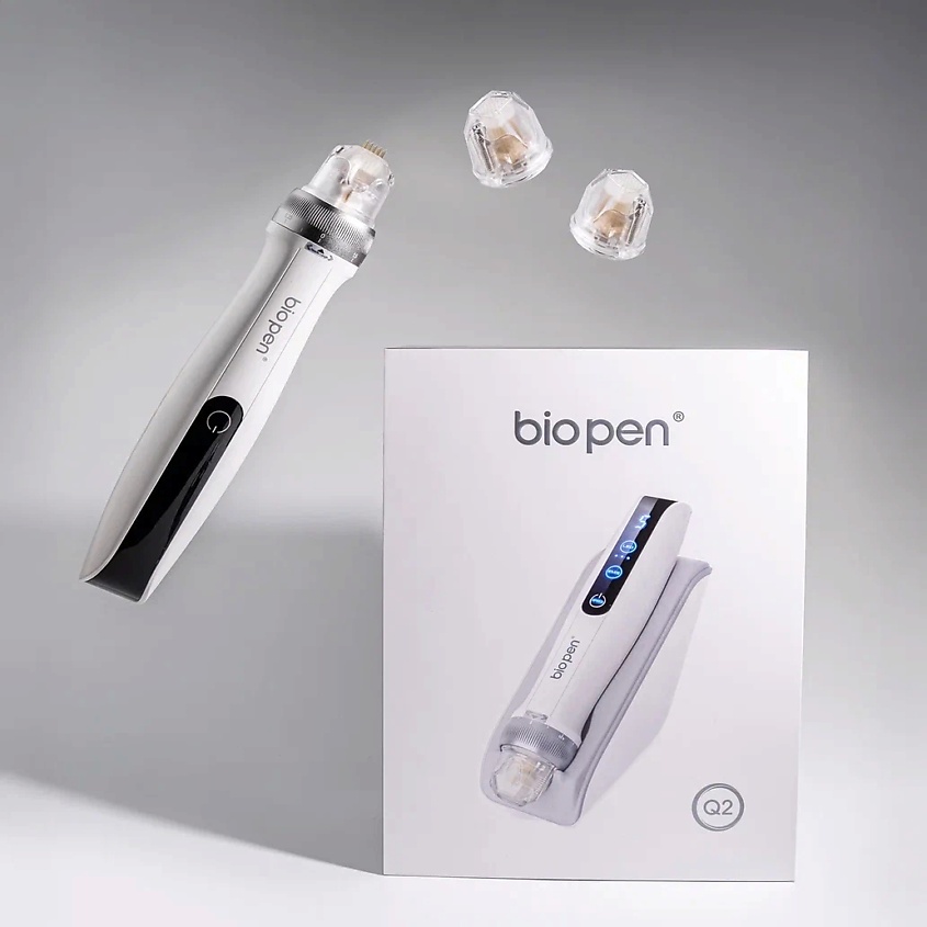 DR.PEN Biopen Q2 Аппарат дермапен 3 в 1 Микронидлинг, EMS электромиостимуляция и фототерапия – фото 2