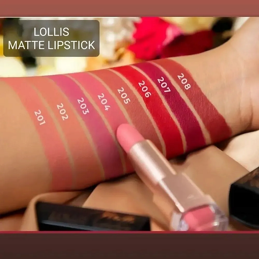 LOLLIS Помада для губ Matte Lipstick – фото 17