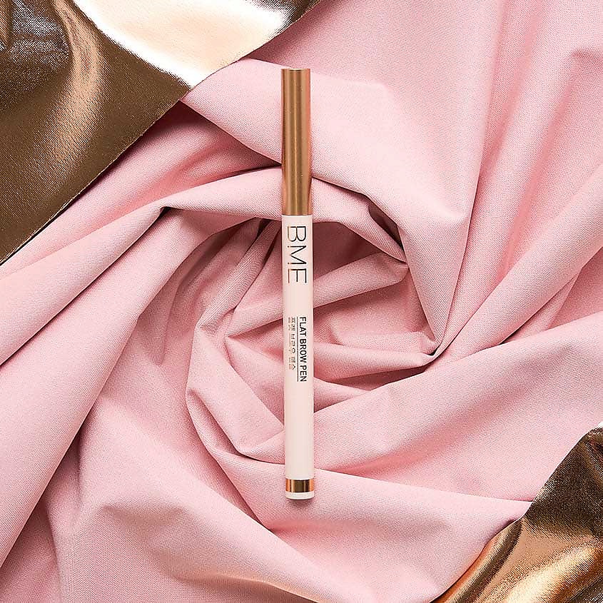 BME Карандаш для бровей плоский Flat Brow Pen – фото 3