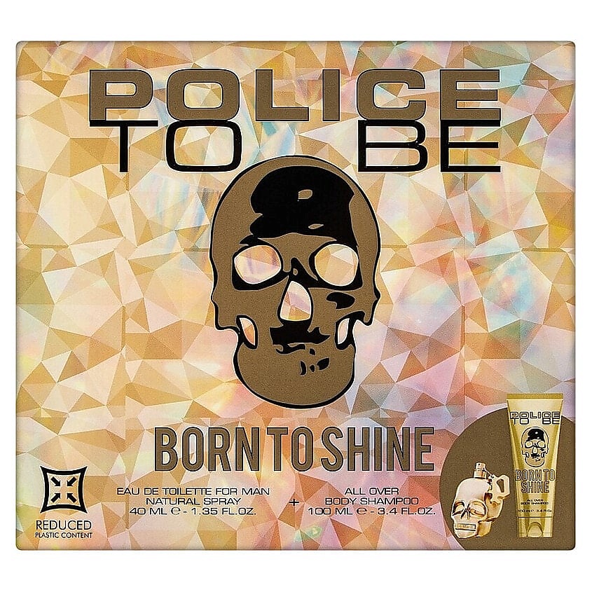 POLICE Туалетная вода To Be Born To Shine + Гель-шампунь для тела и волос – фото 3