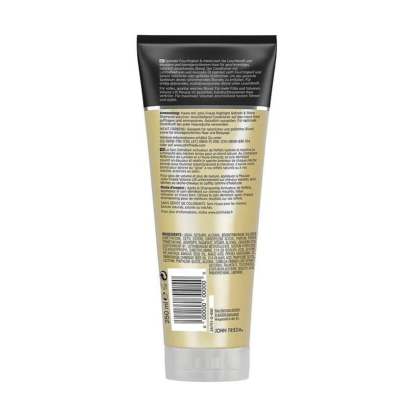 JOHN FRIEDA Кондиционер для осветленных волос Highlight Refresh & Shine – фото 5