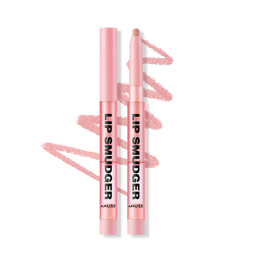 AMUSE Карандаш для губ бархатный Lip Pencil Smudger, № 02 Rose, 0,5 г – фото 4