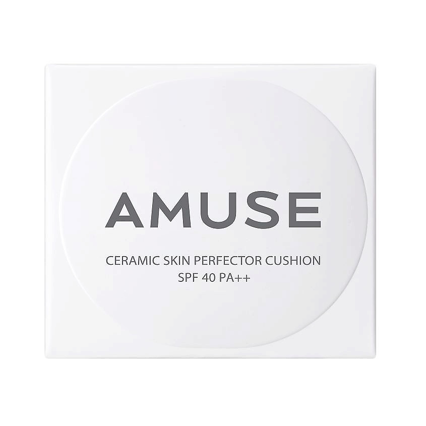 AMUSE Кушон для лица с плотным и стойким покрытием Ceramic Skin Perfector Cushion – фото 3