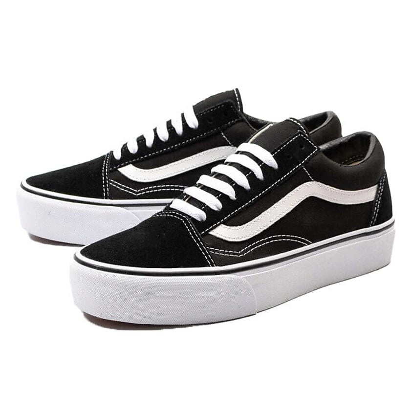 VANS Кроссовки Old Skool Platform Black White – фото 6
