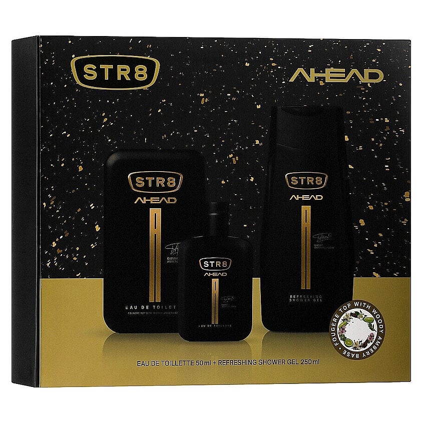 STR8 Набор Ahead: Туалетная вода + Гель для душа – фото 4